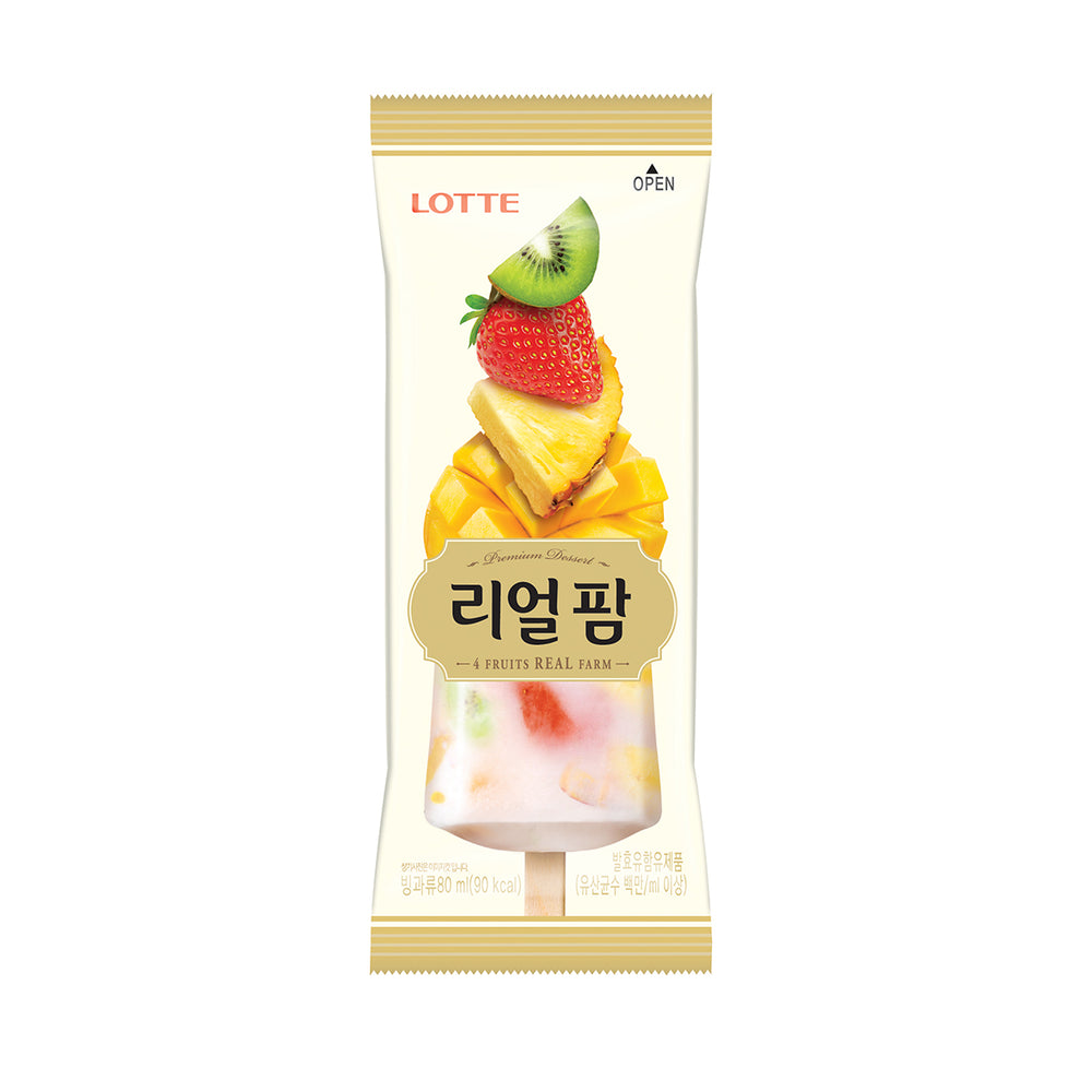 Lotte - Real Farm Mixed Fruits (80ml) (28/carton)