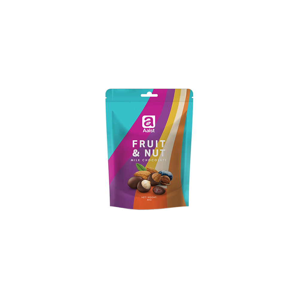 Aalst - Whole Fruit & Nuts Milk Chocolate Doypack (40g)