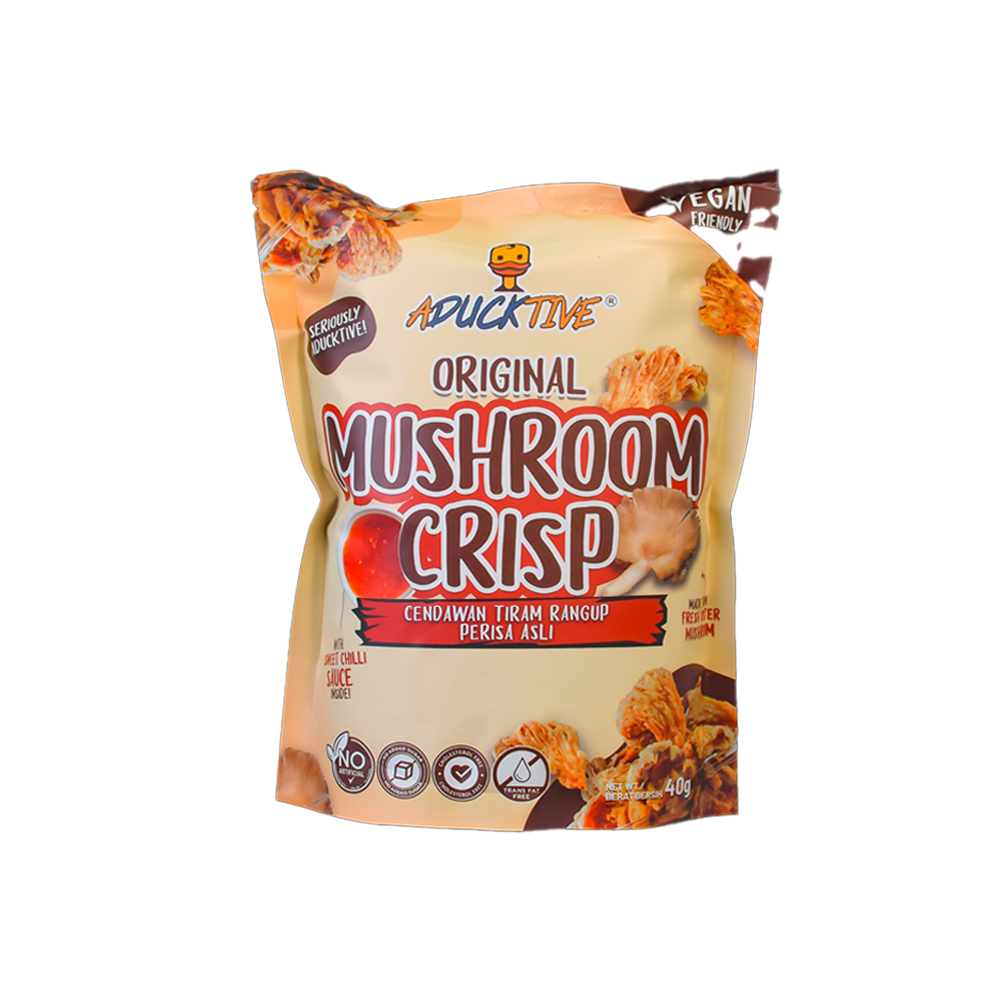 Aducktive - Original Mushroom Crisps (100g) (24/Carton)