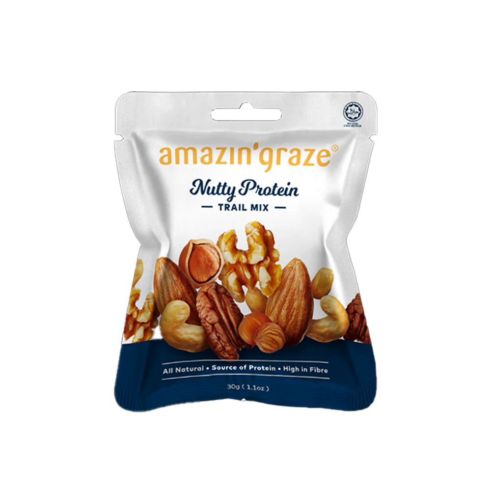 Amazin Graze - Nutty Protein Trail Mix (30g) (40/Carton)