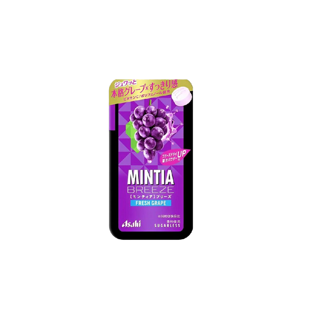 Asahi Mintia - Breeze Fresh Grape Mints (22g) (8/carton)