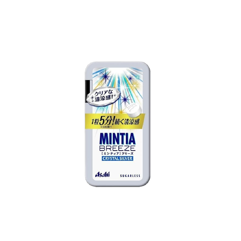 Asahi Mintia - Breeze Crystal Silver Mints (22g) (8/carton)