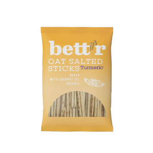 Bett'r - Organic Tumeric Oat Salted Sticks (50g) (12/carton)