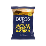 Burts - Mature Cheddar & Onion Chips (40g) (20/carton)