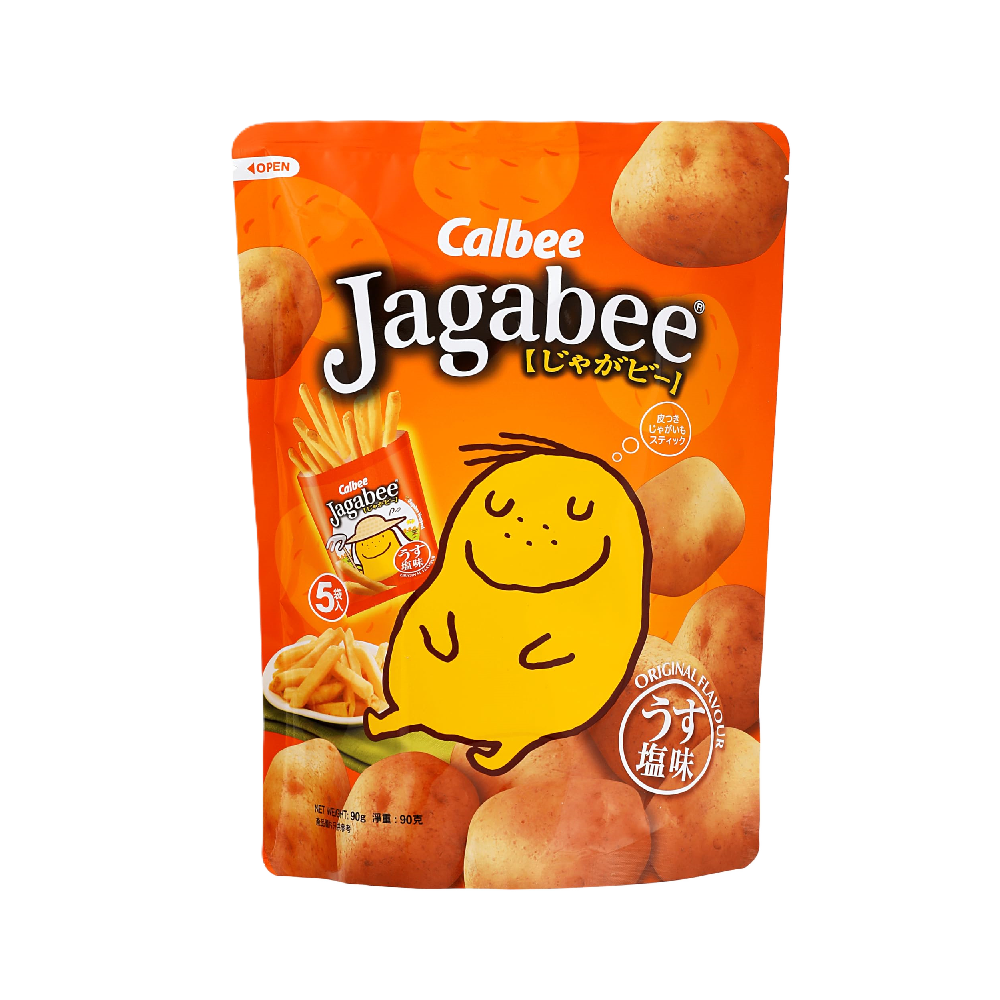 Calbee - Original Jagabee Pouch (5/pack) (90g) (12/carton)