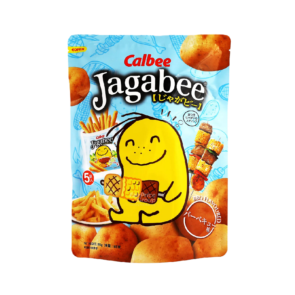 Calbee - BBQ Jagabee Pouch (5/pack) (85g) (12/carton)