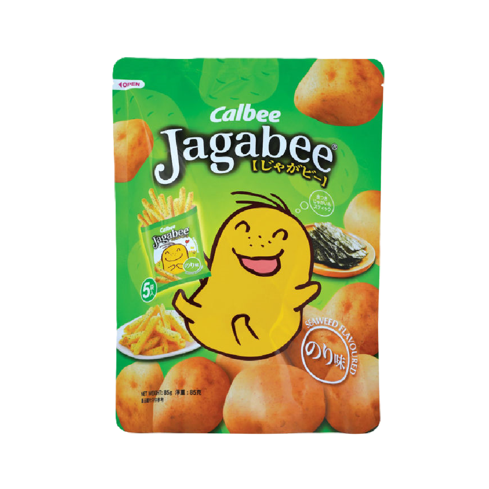 Calbee - Seaweed Jagabee Pouch (5/pack) (85g) (12/carton)