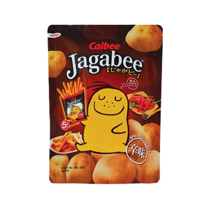 Calbee - Spicy Jagabee Pouch (5/pack) (85g) (12/carton)