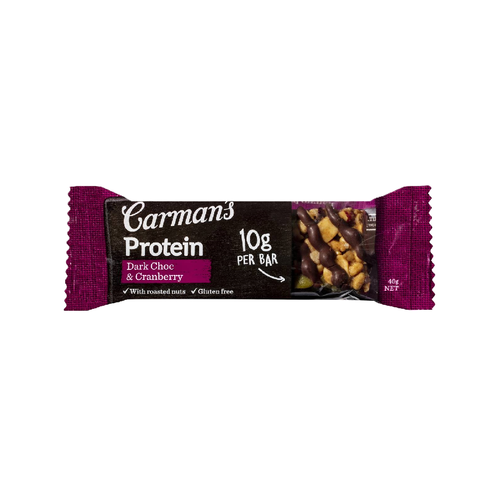 Carman's - Dark Chocolate Cranberry Protein Nut Bar (40g) (12/carton)