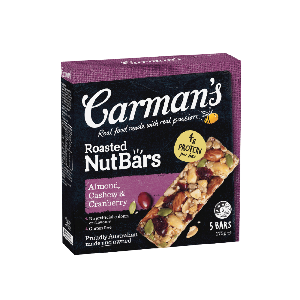 Carman's - Almond Cashew Cranberry Nut Bar (5/pack) (175g) (6/carton)