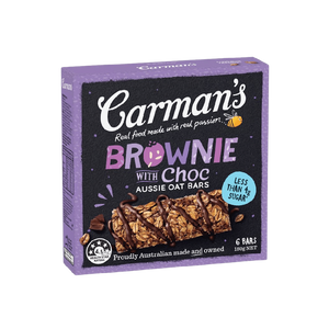 Carman's - Chocolate Brownie Aussie Oats Bar (6/pack) (180g) (6/carton)