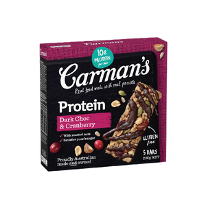 Carman's - Dark Chocolate Cranberry Protein Bar (5/pack) (200g) (6/carton)