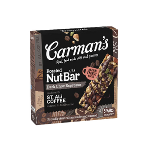 Carman's - Dark Chocolate Espresso Nut Bar (5/pack) (160g) (6/carton)