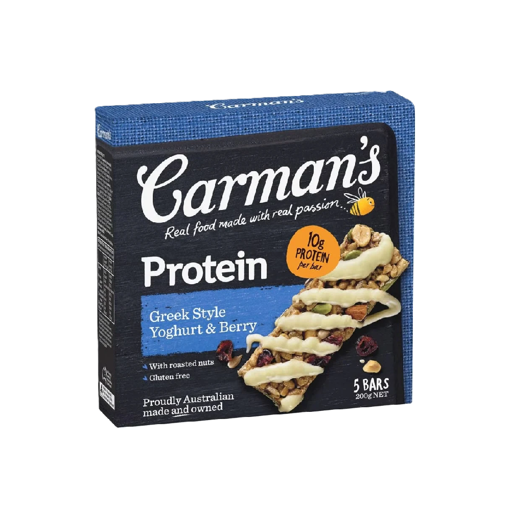 Carman's - Greek Yoghurt & Berry Protein Bar (5/pack) (200g) (6/carton)