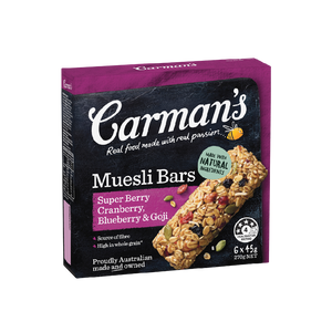 Carman's - Traditional Super Berry Muesli Bar (6/pack) (270g) (6/carton)