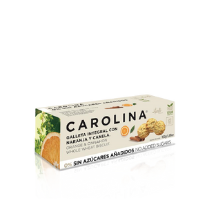 Carolina - Sugarfree Wholewheat Cookie with Orange & Cinnamon (100g) (12/carton)