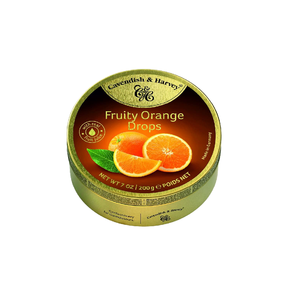 Cavendish & Harvey - Fruity Orange Drops (200g) (9/carton)