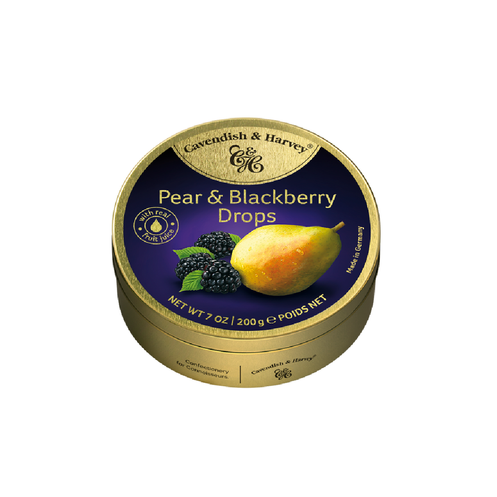 Cavendish & Harvey - Pear & Blackberry Drops (200g) (9/carton)