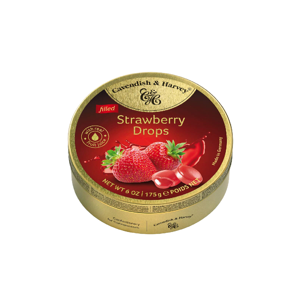 Cavendish & Harvey - Strawberry Drops (200g) (9/carton)