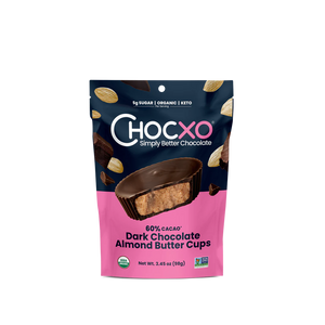 Chocxo - 60% Dark Organic Almond Butter Cups (98g) (6/carton)