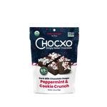 Chocxo - 69% Dark Milk Choc Peppermint & Cookie Crunch Snaps (98g) (6/carton)