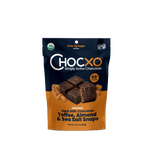 Chocxo - 69% Dark Milk Choc Toffee Almond Sea Salt Snaps (98g) (6/carton)