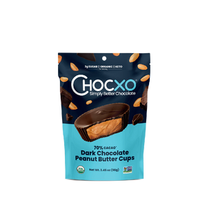 Chocxo - 70% Dark Choc Peanut Butter Cups (98g) (6/carton)