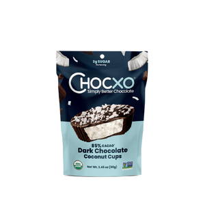 Chocxo - 85% Dark Organic Coconut Cups (98g) (6/carton)