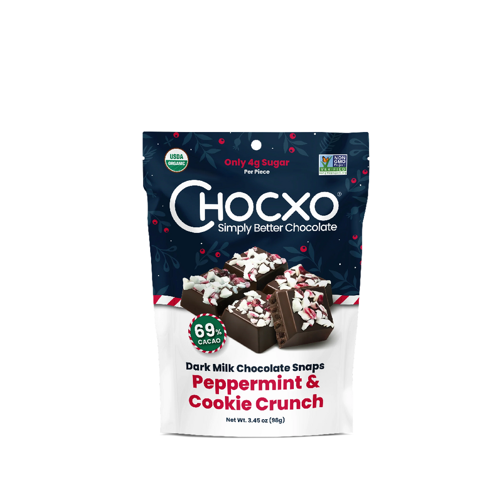 Chocxo - 85% Dark Organic Peppermint Cups (98g) (6/carton)