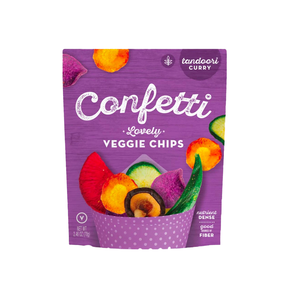 Confetti - Tandoori Curry Veggie Chips (70g) (24/carton)