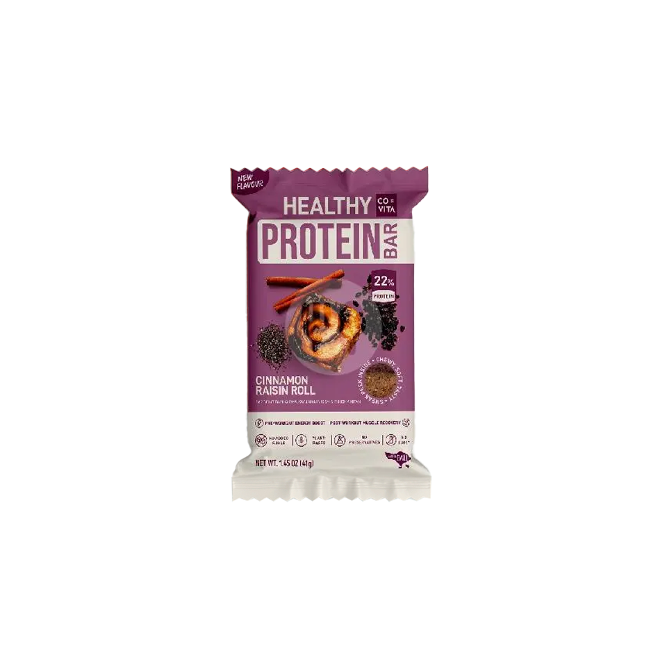 Covita - Cinnamon Raisin Roll Protein Bar (41g) (10/carton)