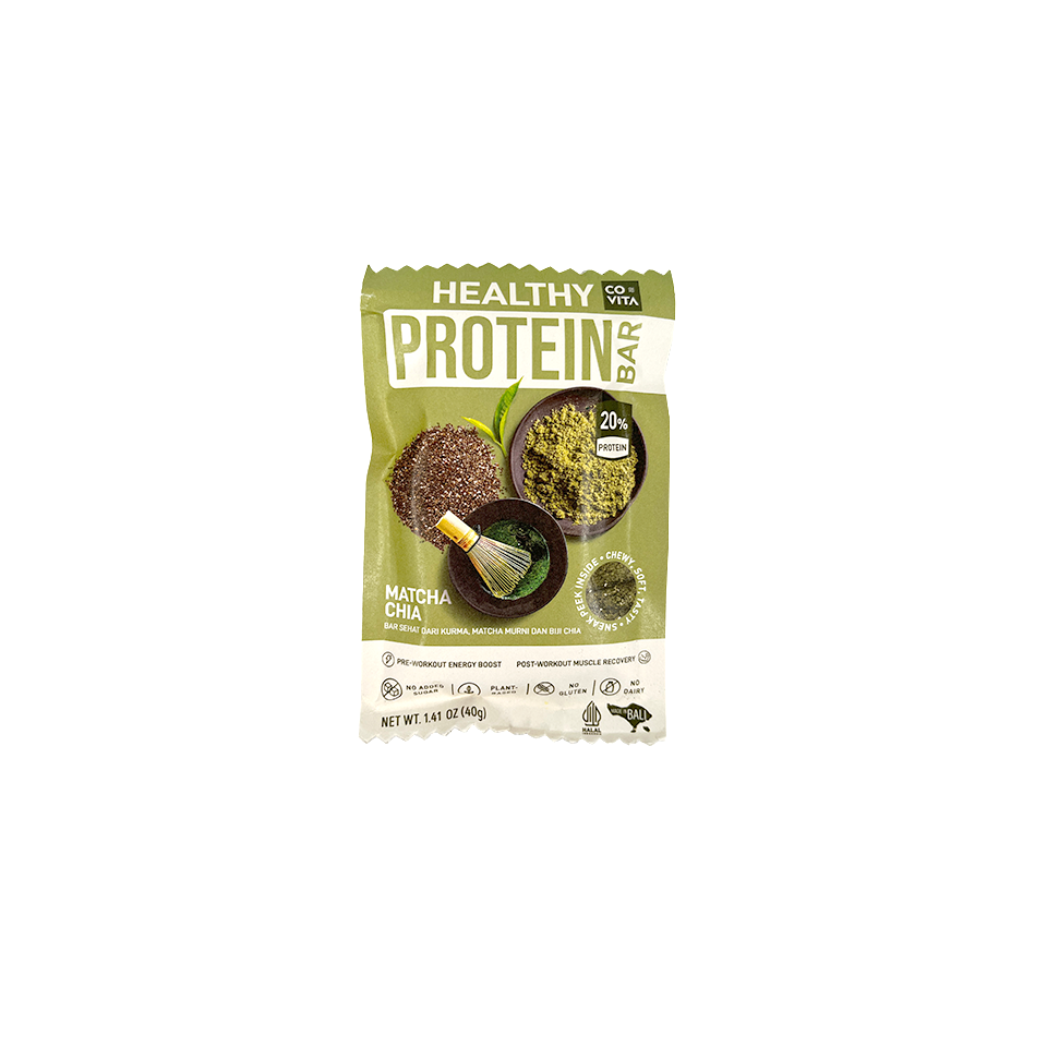 Covita - Matcha Chia Protein Bar (40g) (10/carton)