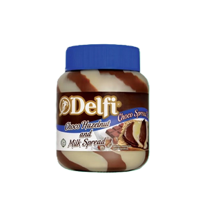 Delfi - Chocolate Hazelnut & Milk Spread (350g) (12/carton)