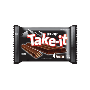 Delfi - Take-It 4 Fingers Dark Chocolate (35g) (10/carton)