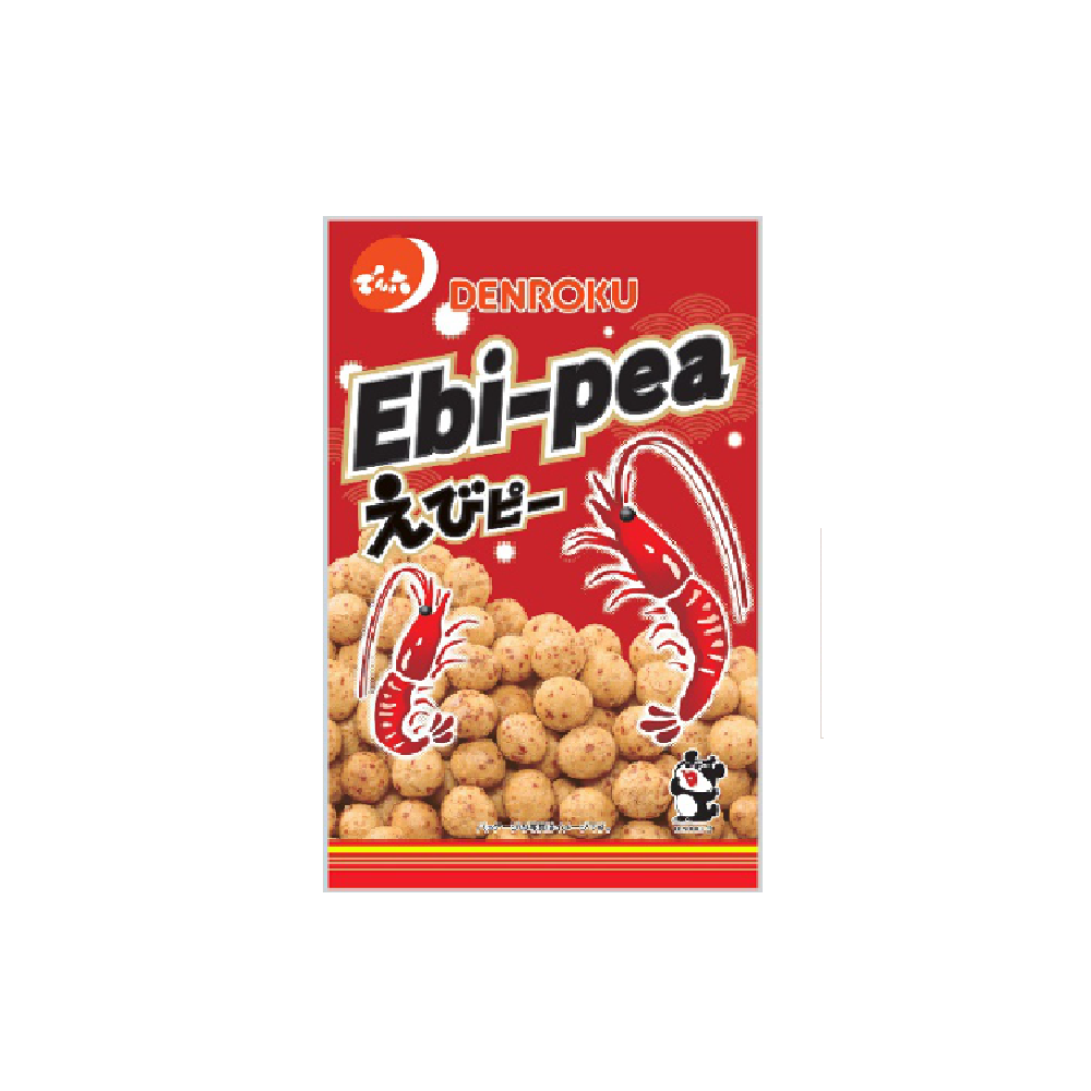 Denroku - Ebi-Pea Shrimp Peanuts (64g) (20/carton)