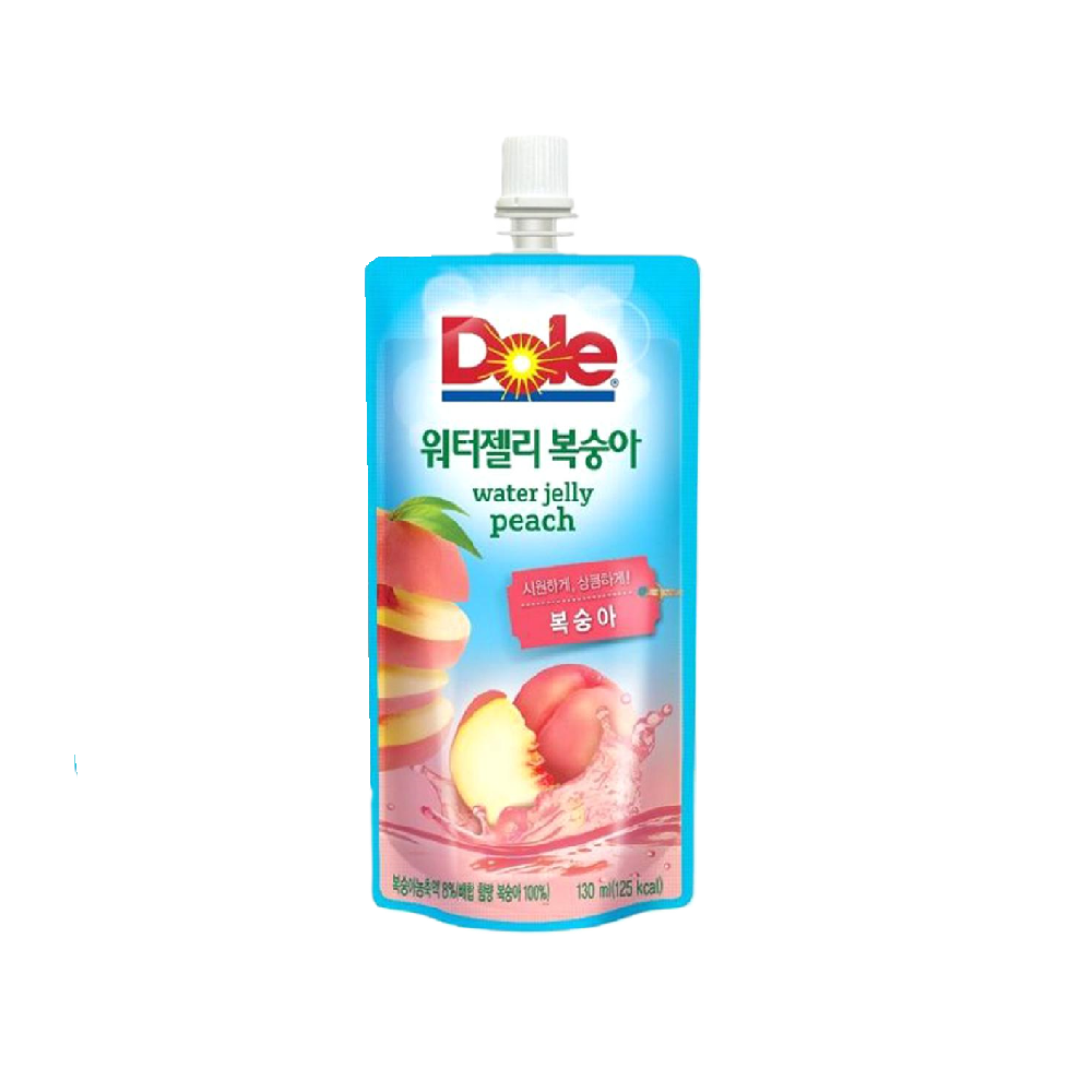 Dole - Peach Jelly Pouch (130ml) (10/carton)