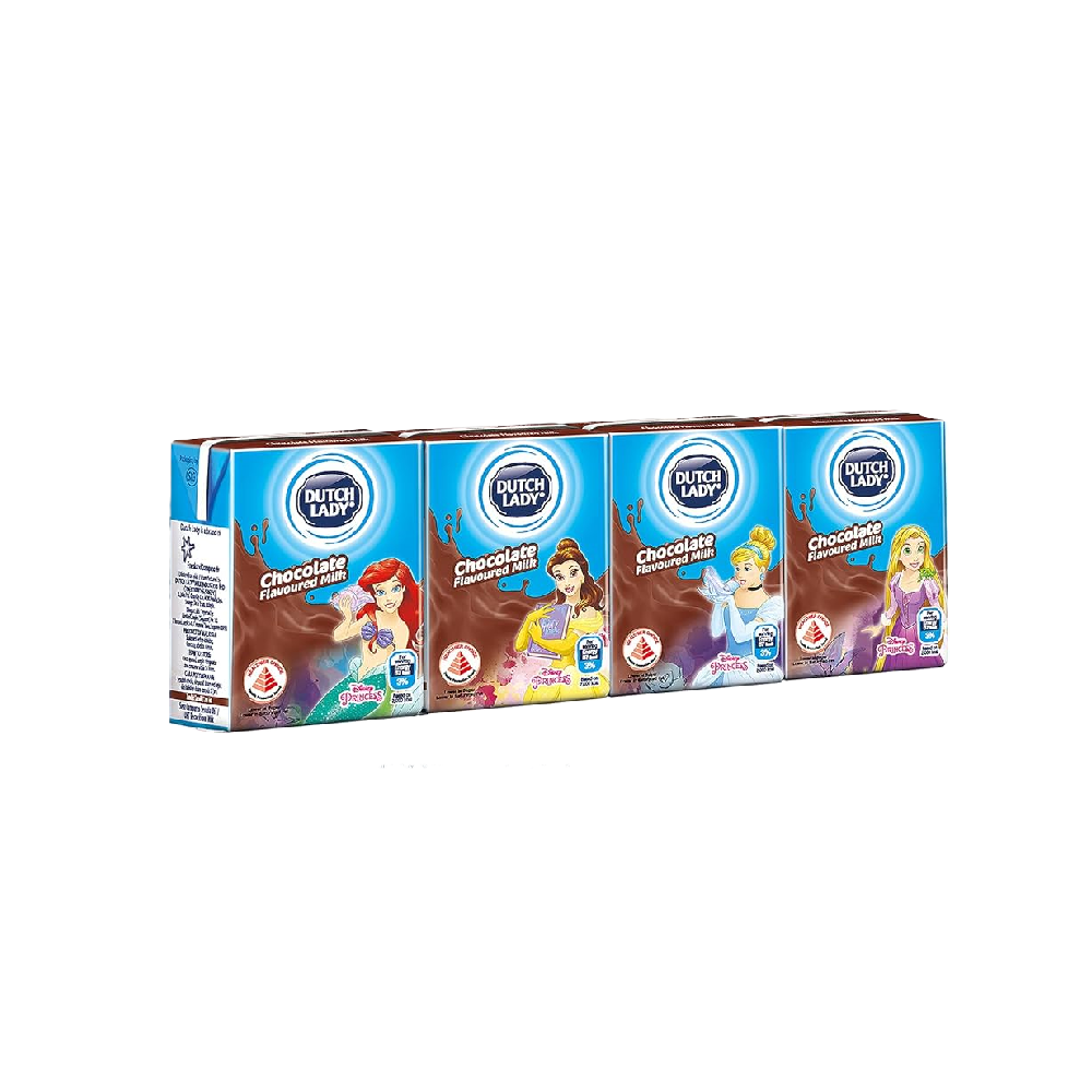 Dutch Lady - Princess Chocolate UHT Milk (4/pack) (125ml) (10/carton)