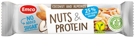 Emco - Coconut & Almond Sugar Free Protein Bar (35g) (20/carton)