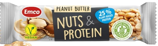 Emco - Peanut Butter Gluten Free Protein Bar (40g) (20/Carton)