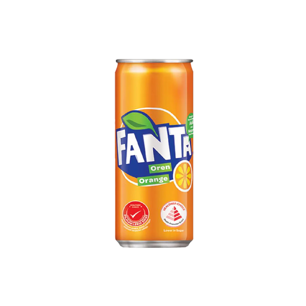 Fanta - Orange Can Drink (300ml) (24/carton)