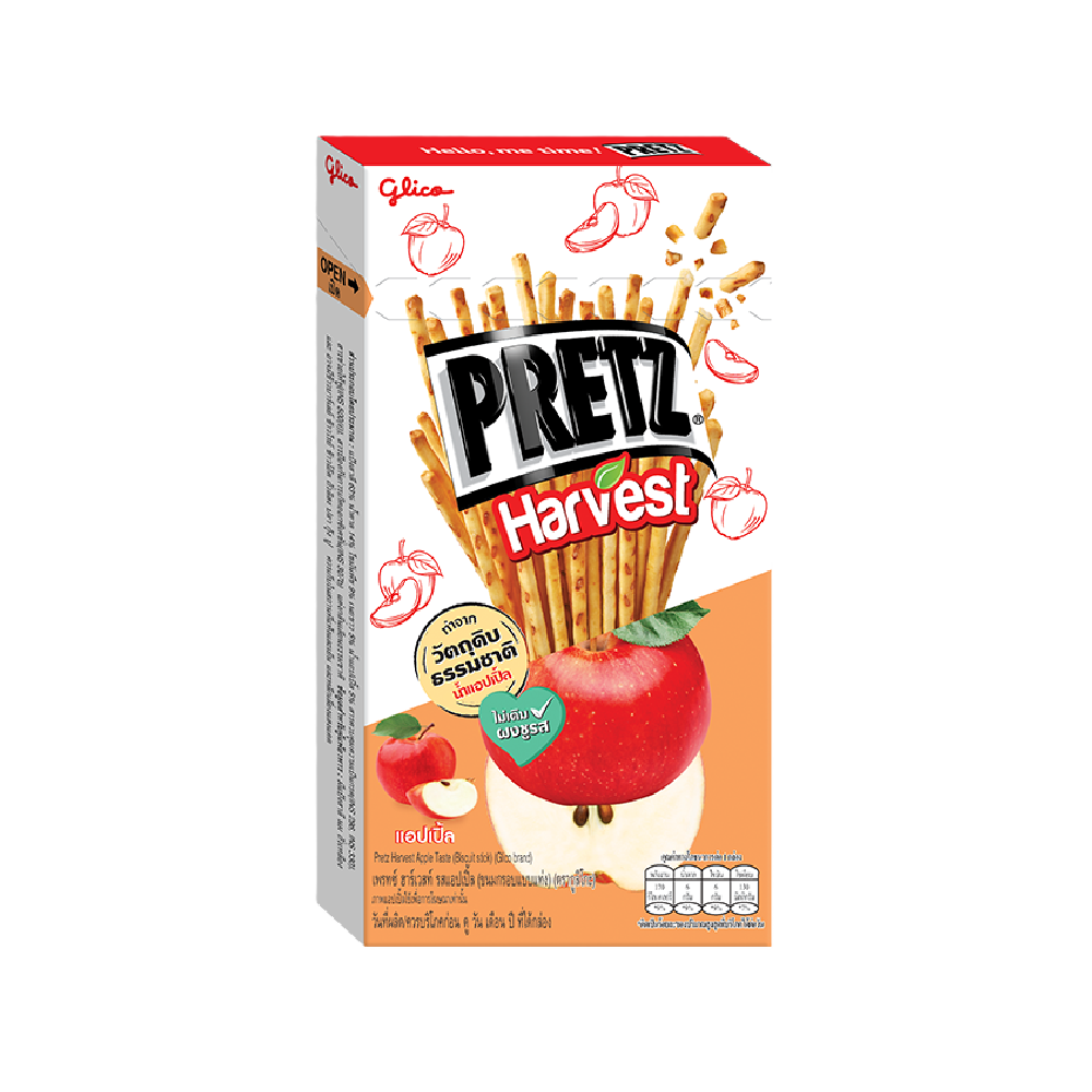 Glico - Pretz Harvest Apple Biscuit Stick (34g) (60/carton)