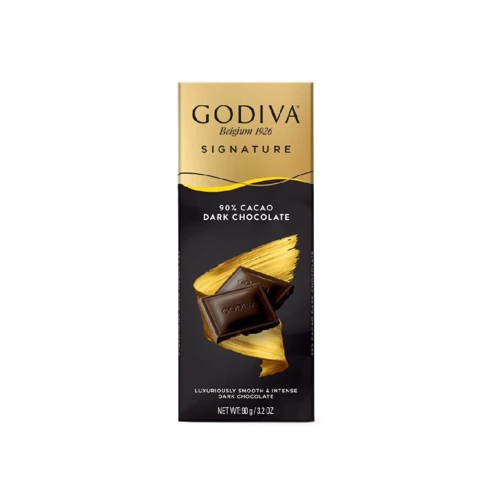 Godiva - Signature 90% Dark Chocolate (90g) (10/carton)