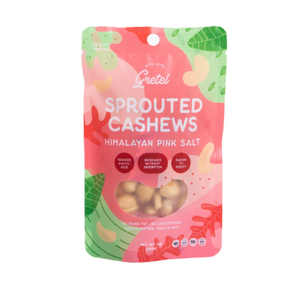 Gretel - Pink Himalayan Salt Sprouted Cashews (50g) (12/carton)