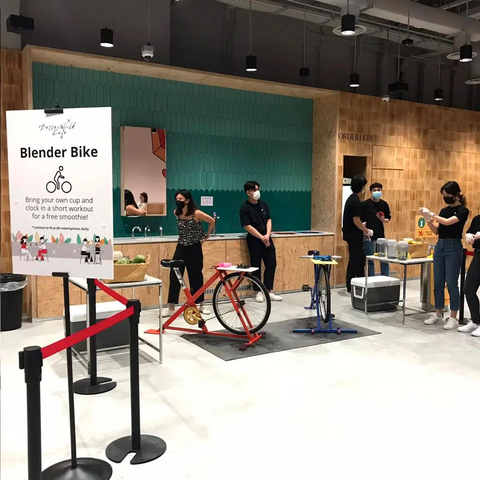 Pedal Powered Juice And Smoothie Maker