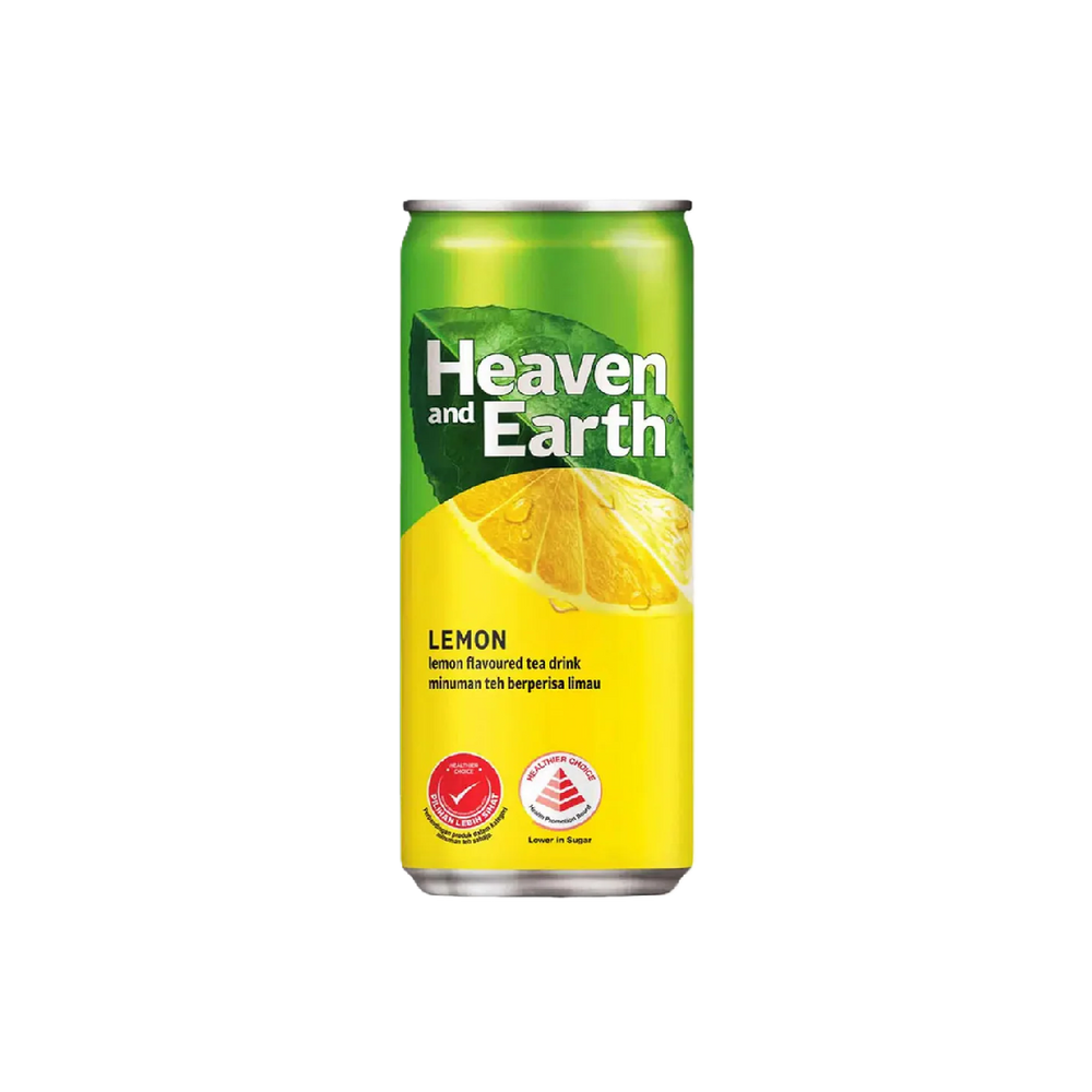 Heaven & Earth - Lemon Tea Can Drink (300ml) (24/carton)