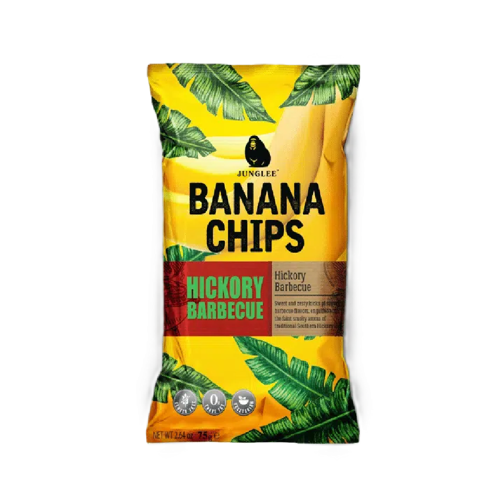 Junglee - Hickory Barbecue Banana Chips (75g) (24/carton)