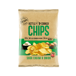 Kettle Cooked - Sour Cream & Onion Chips (150g) (8/carton)