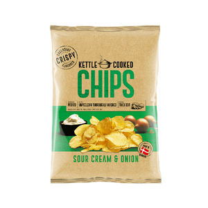 Kettle Cooked - Sour Cream & Onion Chips (150g) (8/carton)