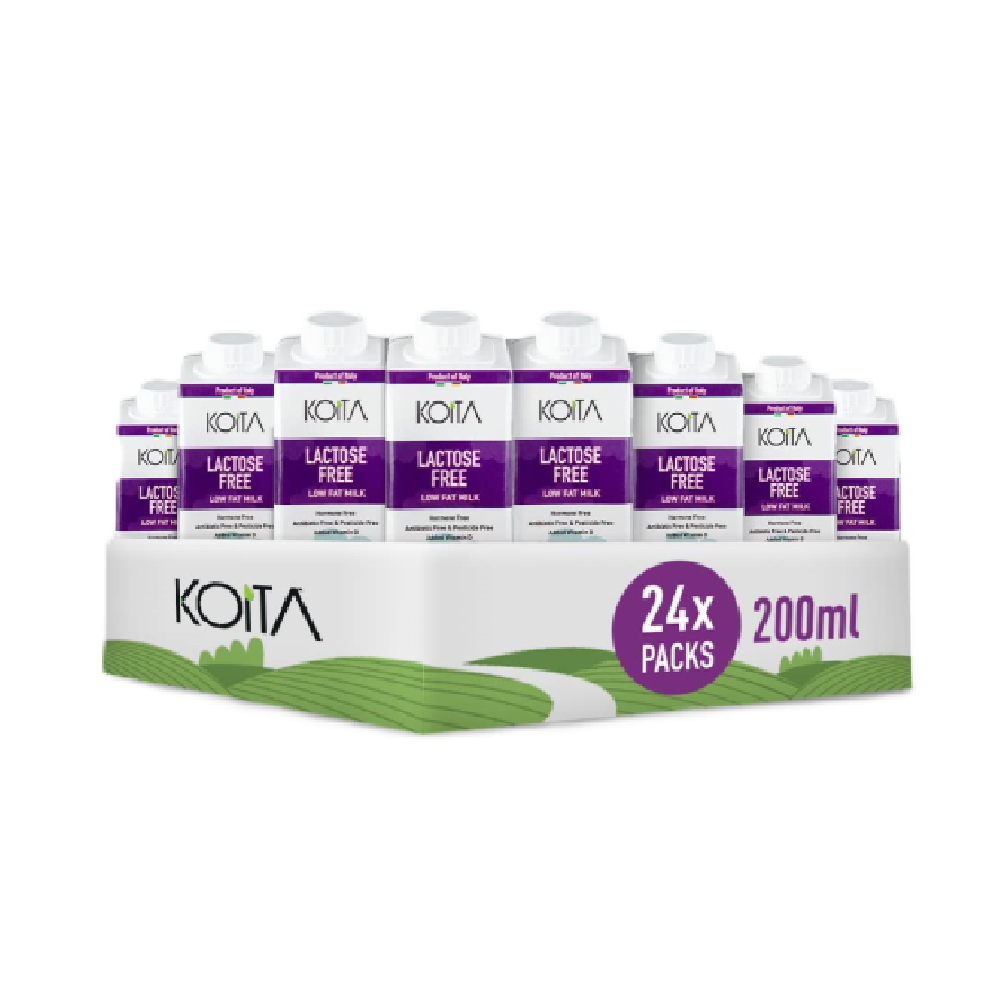 Koita - Lactose Free Low Fat Milk (200ml) (24/carton)