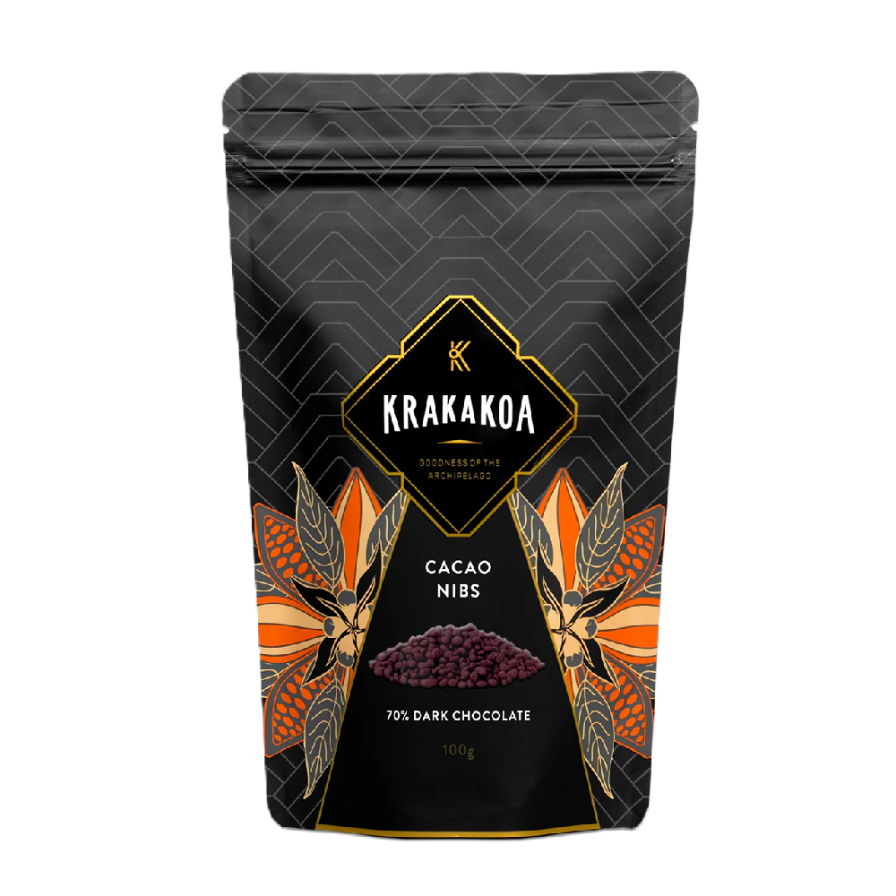 Krakakoa - 70% Dark Chocolate Gourmet Nibs (100g) (10/carton)